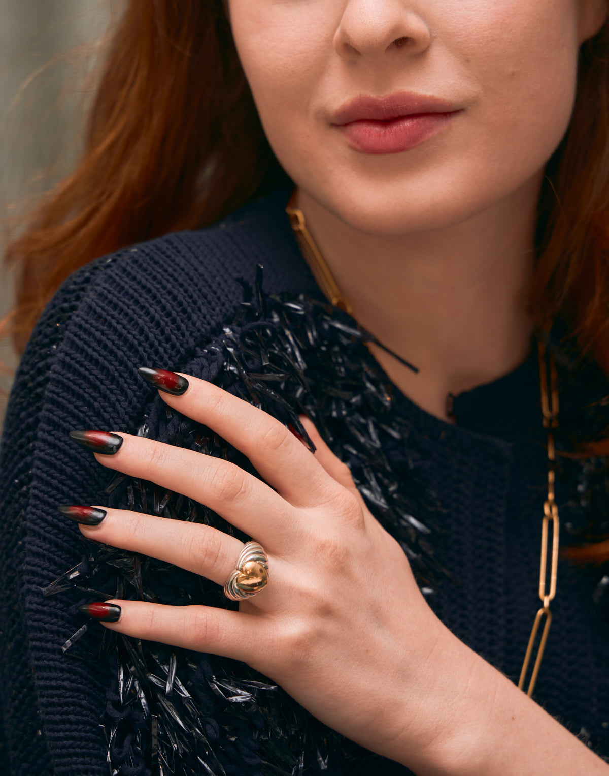 Puffer Heart Ring