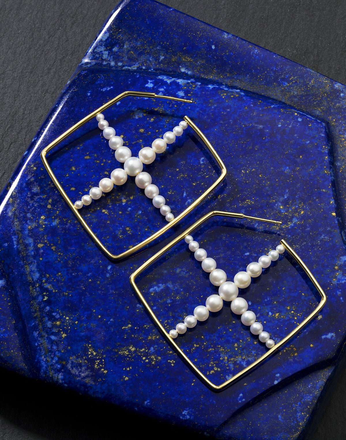 GEM Pearl Hoops