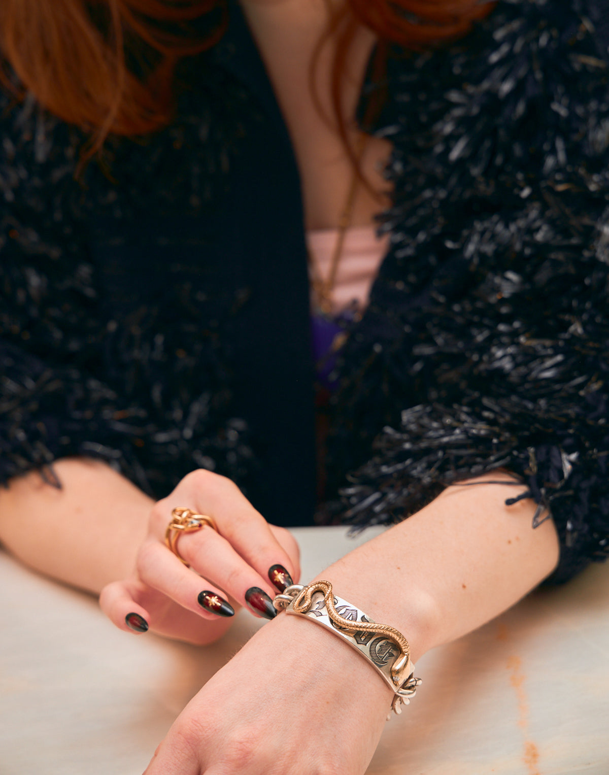 LOVE ID Mixed Metal Serpent Bracelet