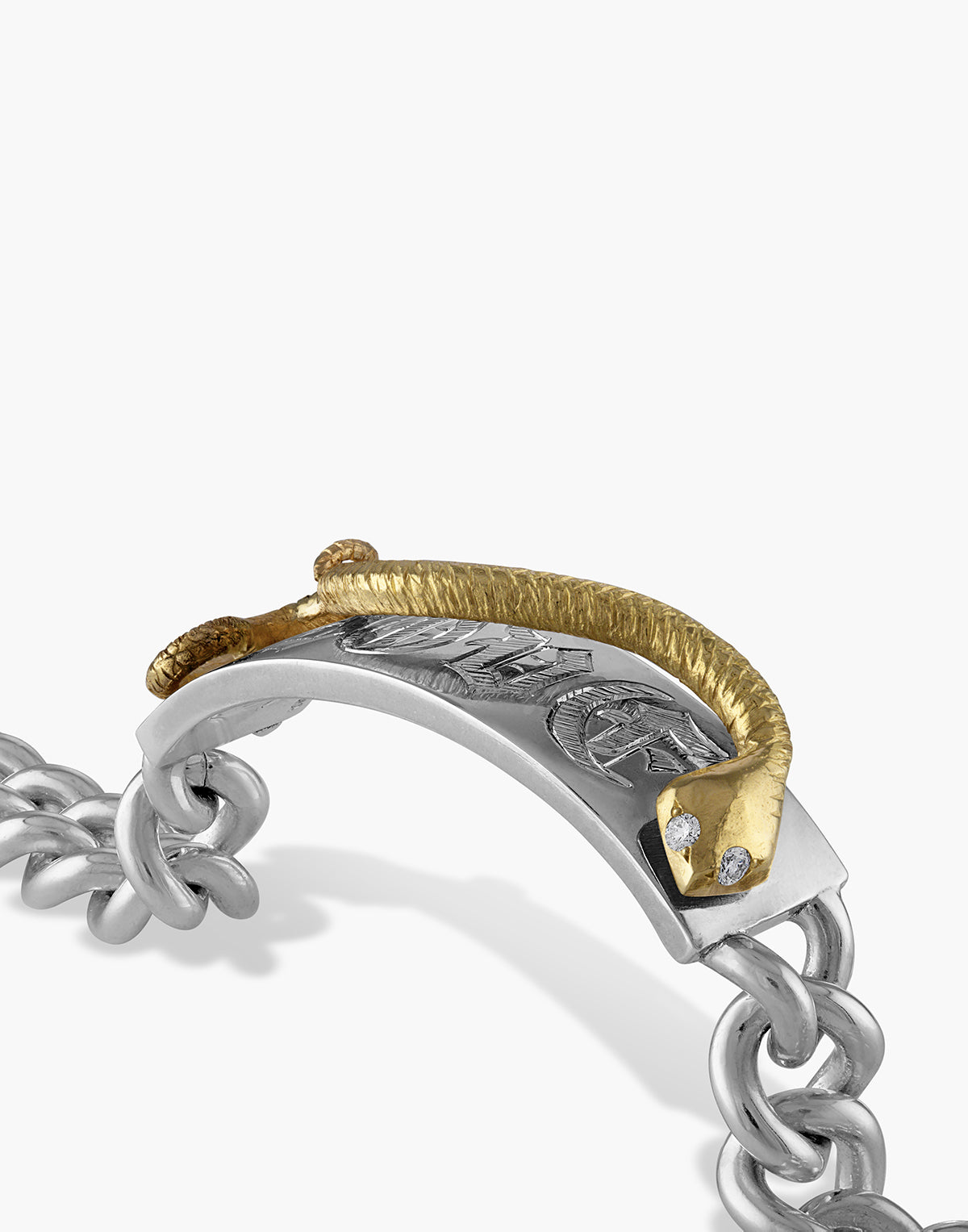 LOVE ID Mixed Metal Serpent Bracelet