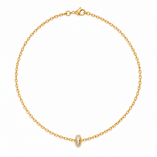 Diamond Channel Charmer Necklace
