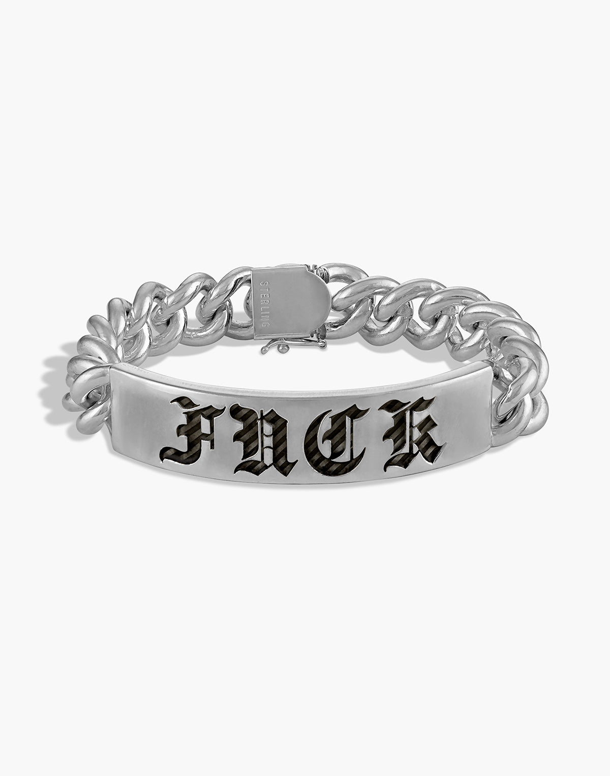 FUCK Bracelet - Charcoal