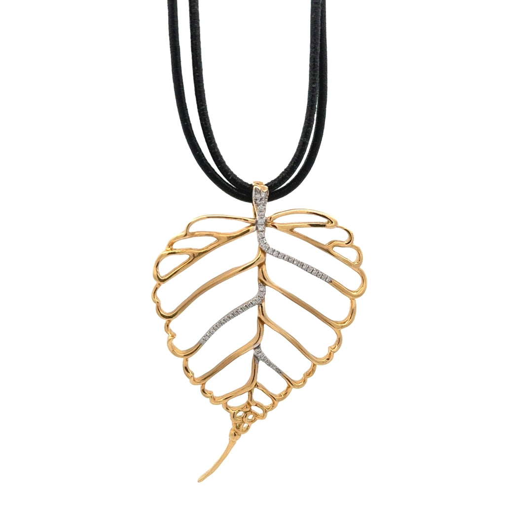 Angela Cummings Leaf Pendant